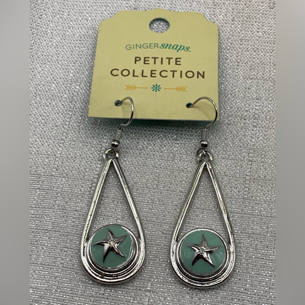 Starfish - Ginger Snaps & Co. Snap Button Earrings - 12mm/13mm Petite Charms